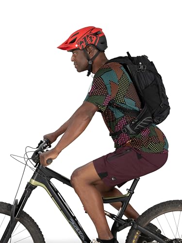 Osprey Raptor 14L Men's Biking Backpack with Hydraulics Reservoir, Black