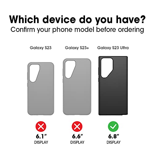 OtterBox Defender Series Galaxy S23 Ultra Case Black - Drop & Bump Protection