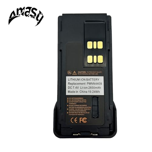 2600mAh Li-ion Battery for Two-Way Radios XPR3300 XPR3500 XPR7550 Series Replacement