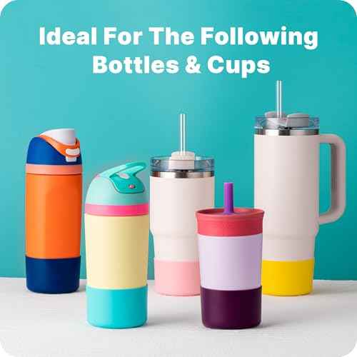 Silicone Boot for Owala Kids Water Bottle 14/16 oz, Anti-Slip Protective Sleeve Bottom Protector for Owala Kids Tumbler 12oz, FreeSip 16oz