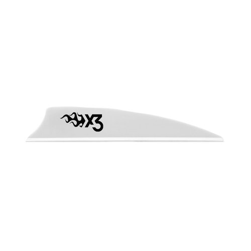 Bohning X3 Vane, 2.25", White, 36pk