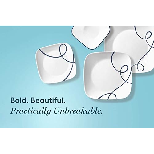 Corelle Chip Resistant Appetizer Plates, 6-Piece, Lia