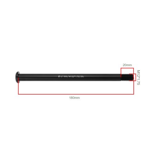 The Lord of the Tools Bike Rear Thru Axle Bike Fork Axle Compatible with Shimano E-Thru Boost Compatible with BMC Compatible with KTM Compatible with Niner Compatible with Trek