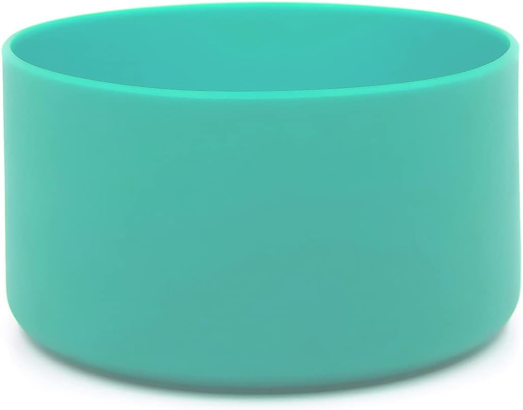 Flaskars Protective Silicone Boot for 12oz - 40 oz Hydroflask Water Bottles Anti-Slip Bottom Stanley Sleeve Cover Bumper (Black, Fits Hydroflask 32 and 40 OZ)