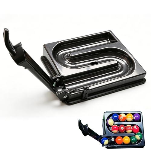 15-Ball Billiard Training Rack for Solo Practice - Precision Pool Cue Accessory