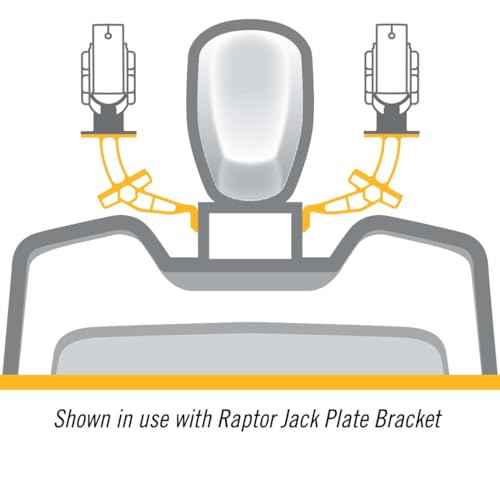 Minn Kota Direct Mount Angle Bracket for Raptor ? White