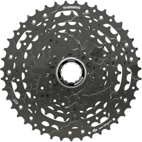 Shimano, CS-LG400-10, Cassette, Nickel plated, Speed: 10, 11-48T