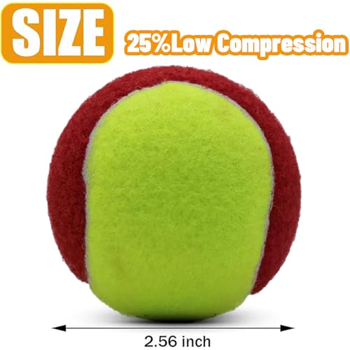 Magicorange Low Compression Tennis Balls - Red, 20 Pack for Beginners & Training