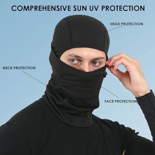 6 Pack Ski Mask for Men Breathable Balaclava Face Mask Women Summer Full Head Shiesty Masks for Sun UV Protection Motorcycle