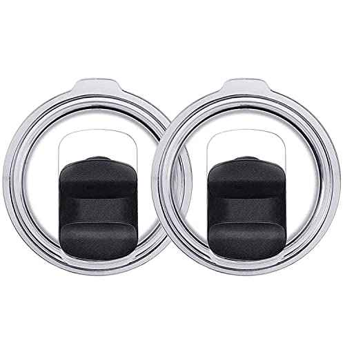20 oz Magnetic Spill Proof Tumbler Lid - Compatible With Yeti Rambler replacement lid, zark Trail,Old Style Rtic Replacement Lid (2 Pack)