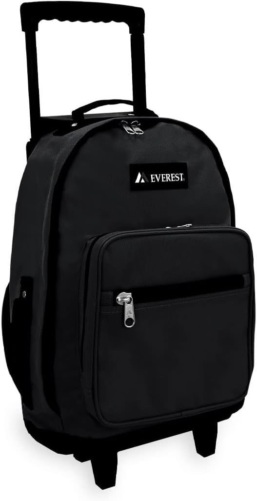 Everest 1045mWheeled Backpack - Standard, Black, One Size,1045WH-BK
