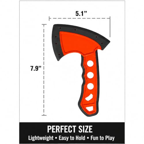 Throwing Axe Replacement Set - 6 Plastic Axes for Bristle Target Games