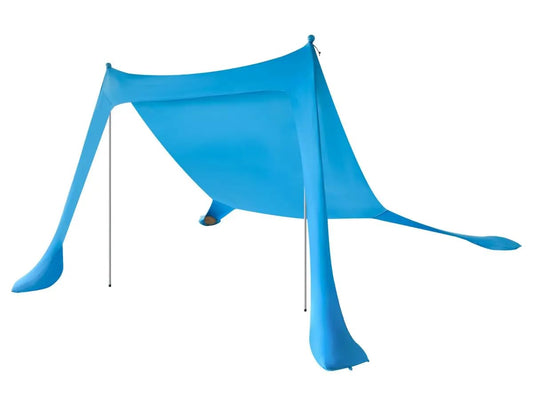 Monoprice 7-Foot, 4-Person Sunshade - with UPF 50+ UV Protection, Lightweight Lycra Fabric, Blue - Pure Outdoor Collection