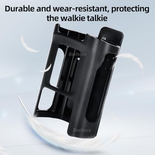 BAOFENG DM32/UV32 Radio Holster, Walkie Talkie Belt Holder Case UV-32 Belt Holder For DM32 UV32 Walkie Talkie Holder Duty Belt Accessories Portable Travel Camping Storage