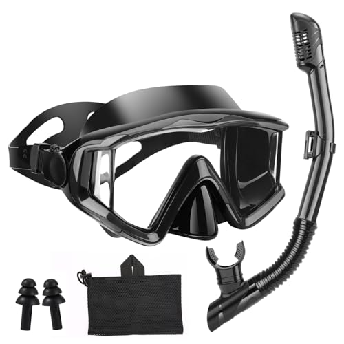 Snorkeling Gear Snorkel mask Scuba Set Scuba Diving mask Snorkeling Gear Swimming Goggles Snorkeling Set Swim Dive mask