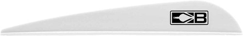 Bohning 10501WH4 Killer Vane 4" White 36Pk