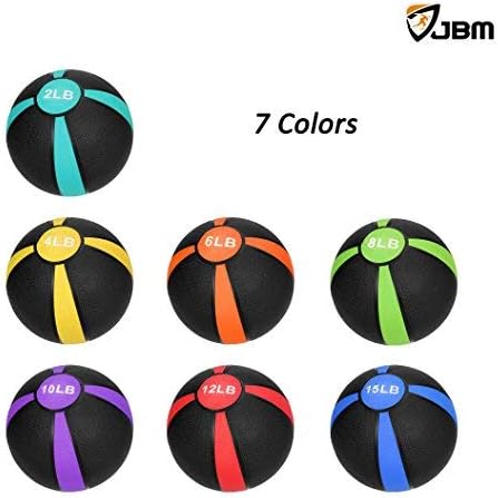 JBM Medicine Ball for Workouts Exercise Strength Training