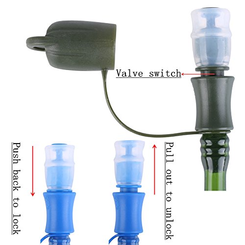 Light Blue 1.5L Hydration Bladder - BPA Free Water Reservoir for Outdoor Activities