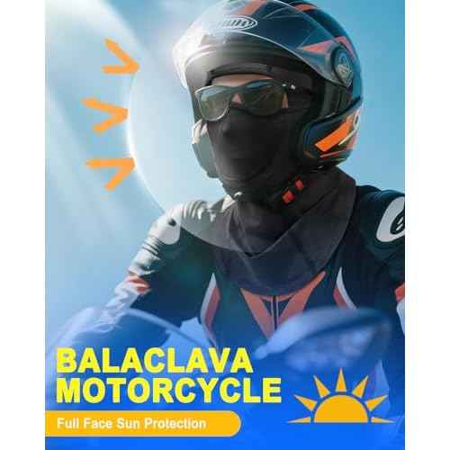 Balaclava Ski Mask with Movable for Men Women-Moisture Wicking Motorcycle Mask UV Protector Windproof for Outdoor Work