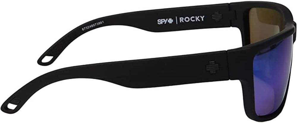 Spy Optic Rocky Sunglasses Soft Matte Black w/ Happy Bronze Polarized Green Spectra Lens