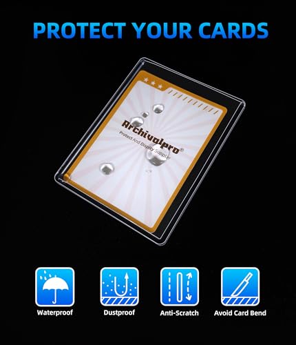 75PT Toploader Card Sleeves 20 pcs - 3x4 Inch Clear Trading Card Holders