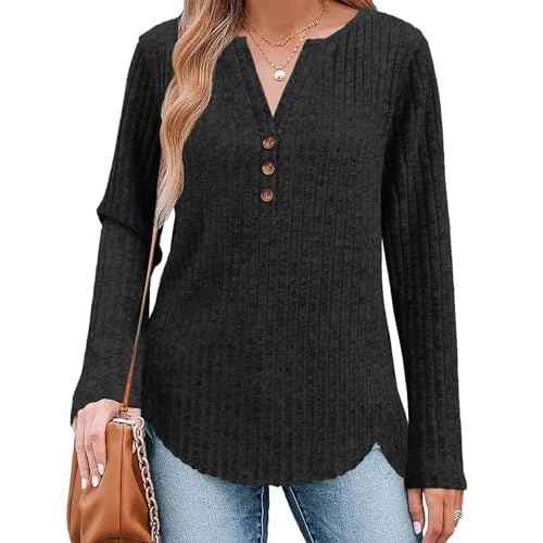 JomeDesign Womens Sweaters Long Sleeve Dressy Casual Tops Fall Outfits Fashion Clothes 2025 S-2XL