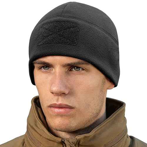 M-Tac Tactical Beanie Fleece Watch Cap - Winter Hat Elite - Patch Panel