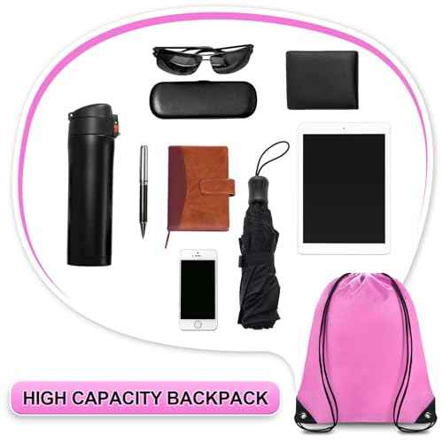 Drawstring Backpack Bulk 42 Pcs String Backpack Drawstring Bags Cinch Bag Sackpack for Men Women Gym 14 Colors