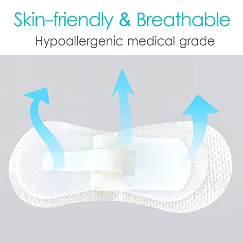 Low Profile Feeding Tube Holder Peg G-Tube Stabilizer Picc Line Peritoneal Dialysis Accessories Catheter Stabilization Device Bandages for Stomach Kids Baby (Pack of 10)