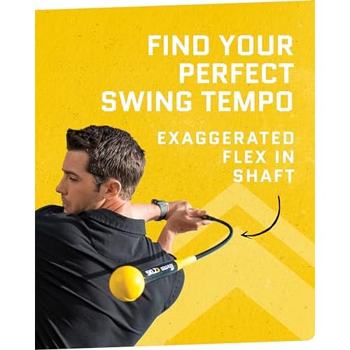 SKLZ Golf Swing Trainer and Warm Up Tool- Essential Golf Accessories for Golfers, Increase Swing Speed, Distance, Balance and Grip Strength
