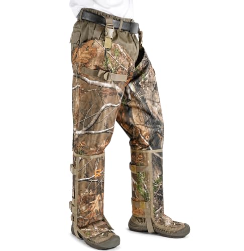 Lightweight Snake Bite Protection Gaiters for Hunting Hiking Work - 3-Layer Nylon