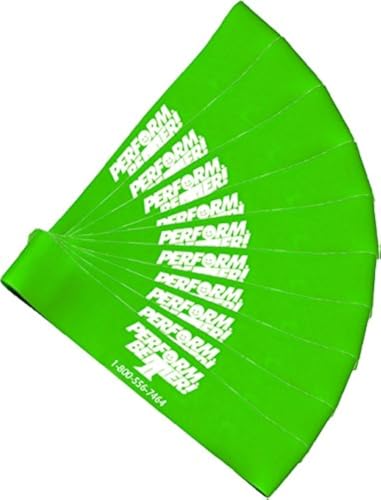 Perform Better Mini Resistance Loop Bands Set of 10 - Exercise Bands for Upper & Lower Body
