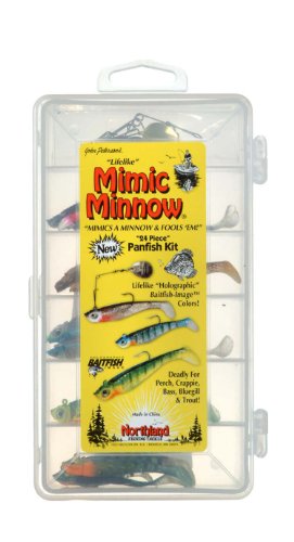 Fishing Lure Kit Assorted Soft Plastic Swimbaits for Crappie Bluegill Perch - 24 Pieces