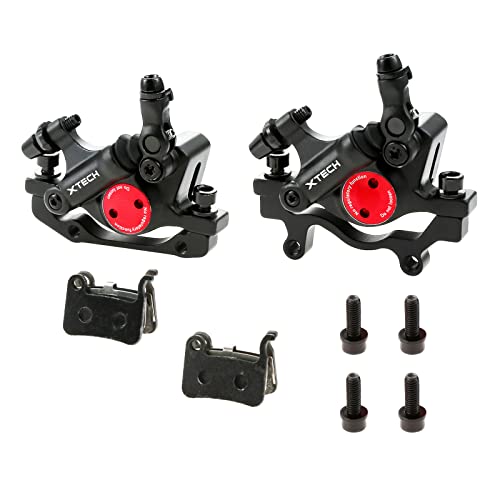 Hydraulic Disc Brake Calipers for MTB E-Bike 2PCS Front Rear Black