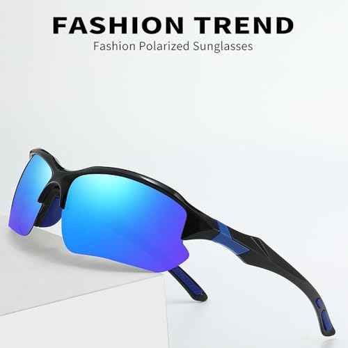 Sports Sunglasses for Men & Women - UV400 Protection, Night Driving, Cycling, Running, Outdoor Activities