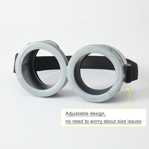 Halloween Costume Accessories Adult,Goggles Glasses/Yellow Beanie/Gloves/Banana Earrings Women Men Cosplay Party Outfits Set