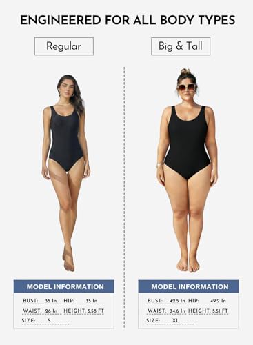 Aleumdr Women's Color Block One-Piece Swimsuit - Large Black