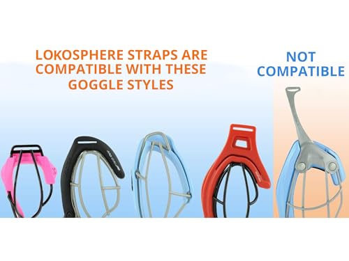 Girls Lacrosse Goggle Strap - Universal Fit, Black, Adjustable Neoprene