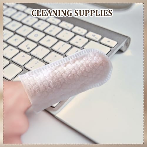 200 Pcs Cotton Finger Cots for Pet Grooming and First Aid, Breathable & Wear-Resistant