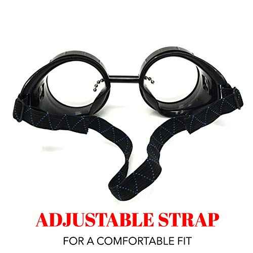 Steampunk Victorian Goggles Rave Glasses, Sleek and Stylish Industrial