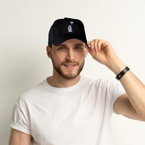 Embroidered Baseball Cap for Women Men Adjustable Baseball Hat Black Baseball Cap Trucker Hat