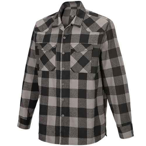 Vertx Canyon Valley Mens Tactical Flannel Shirt Long Sleeve Outdoor Work Shirts with Pockets, Tactical Operations Gear