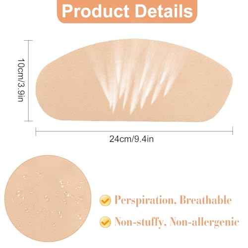 2025 New Transparent Anti-Friction Thigh Patches for Women, 12 Pack Invisible Inner Thigh Guards, Chafing Prevention Waterproof, Sweatproof & Breathable for Comfortable Movement Yellow