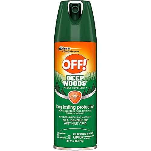 OFF! Deep Woods Insect Repellant Spray, 6 Ounce (Pack of 3)