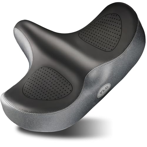 Oversized Memory Foam Bike Seat Cushion Support for Women Men - Waterproof & Universal Fit