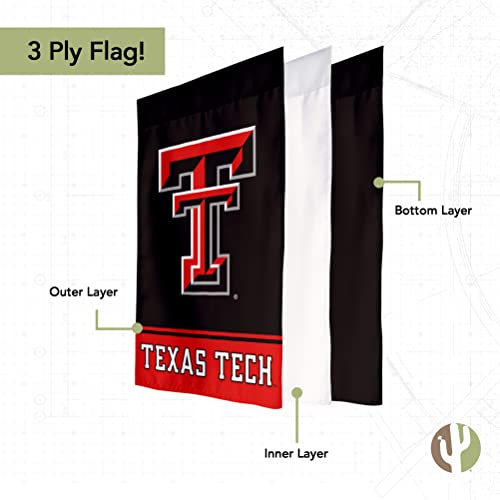 Texas Tech University Garden Flag - Double-Sided 3-Ply Outdoor Decor