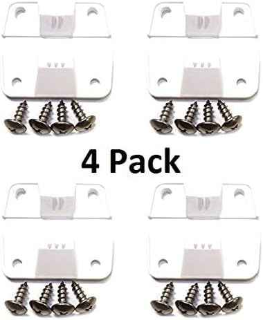 Aftermarket Coleman Cooler Replacement Hinges with Stainless Steel Screws (2 Pack)