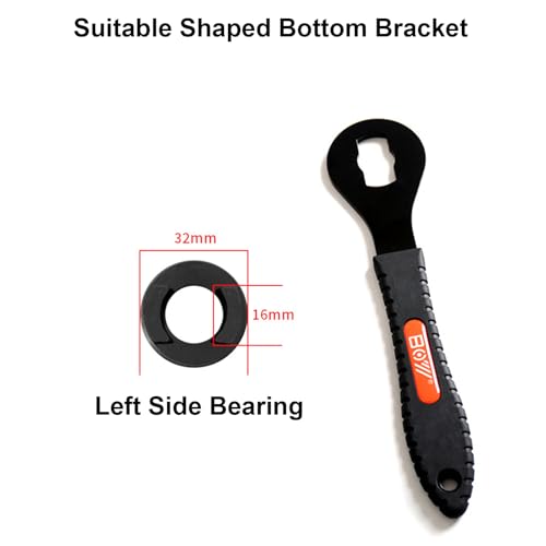 Bike Bottom Bracket Wrench 16mm Adjustable Cup Removal Tool