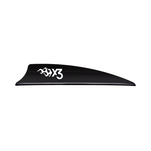 Bohning X3 Vane, 2.25", Black, 36pk
