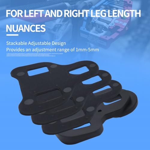 Bike Cleat Spacers and Shims 3 Pack for Adjustable Cycling Fit
